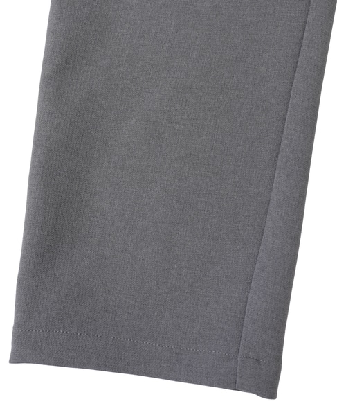 ストレッチダブルクロス リラックステーパードパンツ 詳細画像 グレー 9