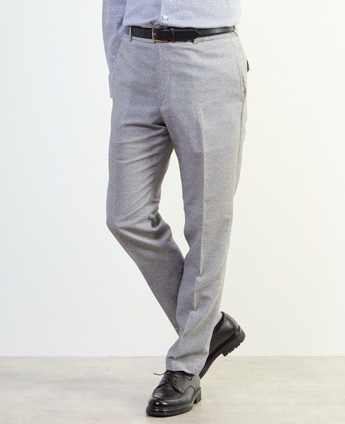 カラミストレッチコンフォートパンツ(セットアップ可) 詳細画像 ライトグレー 13