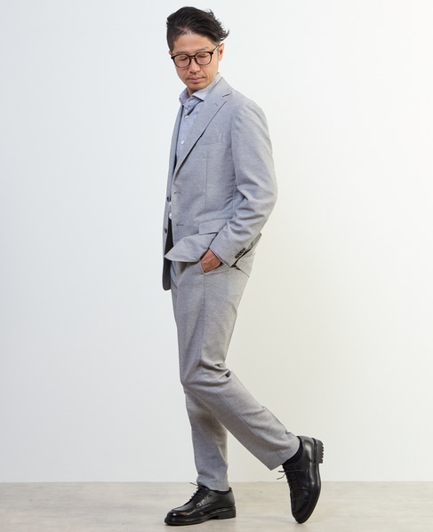 カラミストレッチコンフォートパンツ(セットアップ可) 詳細画像 ライトグレー 15