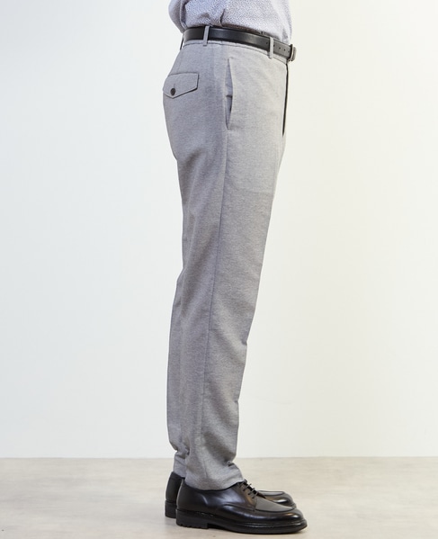 カラミストレッチコンフォートパンツ(セットアップ可) 詳細画像 ライトグレー 5