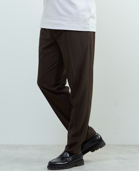 トラベストジャージイージーパンツ(セットアップ可) 詳細画像 ブラウン 13
