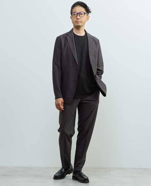 トラベストジャージイージーパンツ(セットアップ可) 詳細画像 ブラウン 18