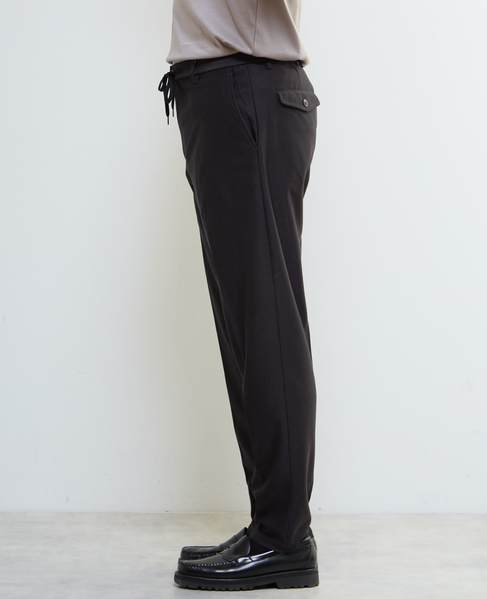 トラベストジャージイージーパンツ(セットアップ可) 詳細画像 ブラウン 3