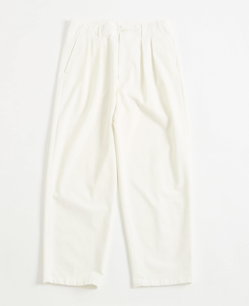 【1978 MEN'S MELROSE】ツープリーツトラウザース 詳細画像 ホワイト 1