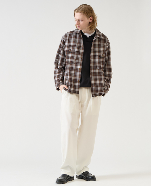 【1978 MEN'S MELROSE】ツープリーツトラウザース 詳細画像 ホワイト 22