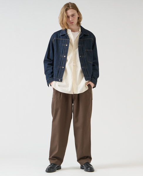 【1978 MEN'S MELROSE】ツープリーツトラウザース 詳細画像 ブラウン 11