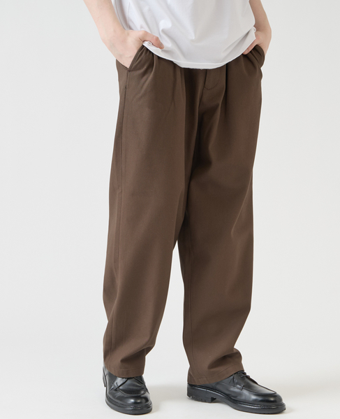 【1978 MEN'S MELROSE】ツープリーツトラウザース 詳細画像 ブラウン 7