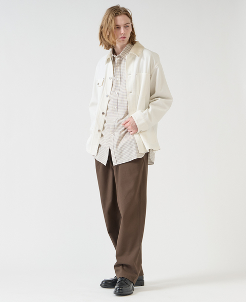 【1978 MEN'S MELROSE】ツープリーツトラウザース 詳細画像 ブラウン 9