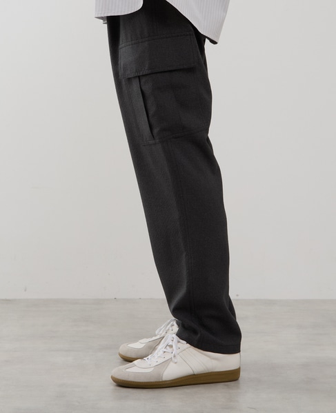 シュリンクトラベストカーゴパンツ 詳細画像 グレー 3