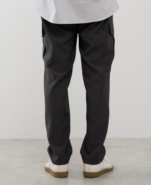 シュリンクトラベストカーゴパンツ 詳細画像 グレー 4