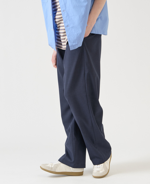 【1978 MEN'S MELROSE】ビンテージフレスコイージーパンツ 詳細画像 ネイビー 2