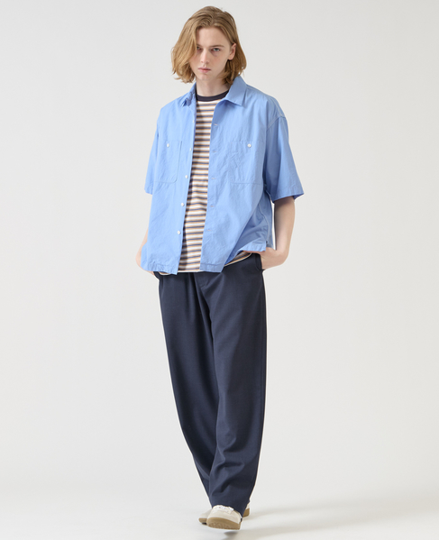 【1978 MEN'S MELROSE】ビンテージフレスコイージーパンツ 詳細画像 ネイビー 7