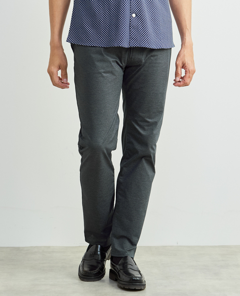 プリントドットジャージー5ポケットパンツ 詳細画像 ネイビー 1