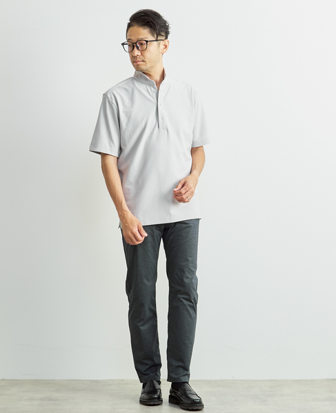 プリントドットジャージー5ポケットパンツ 詳細画像 ネイビー 12