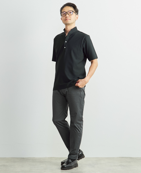 プリントドットジャージー5ポケットパンツ 詳細画像 ネイビー 19