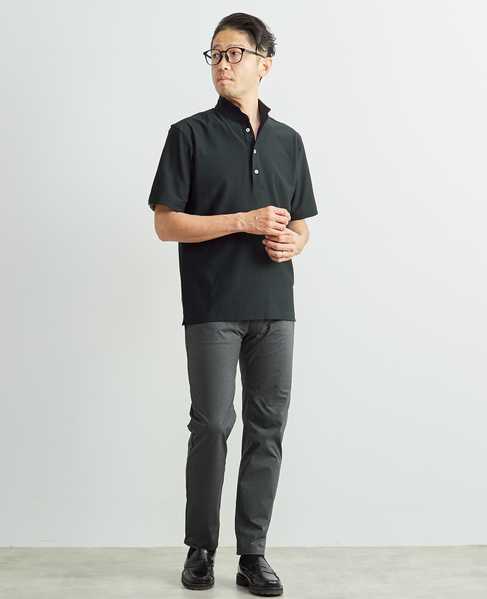 プリントドットジャージー5ポケットパンツ 詳細画像 ネイビー 20