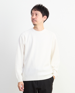 リンクスダイヤクルーネックニット