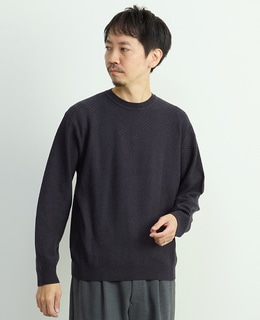 リンクスダイヤクルーネックニット