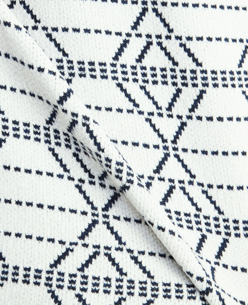 モールジャガードクルーネックニット 詳細画像 ホワイト 9