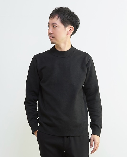 ラムウールライクモックネックニット 詳細画像 オフホワイト 19