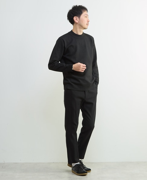 ラムウールライクモックネックニット 詳細画像 オフホワイト 22