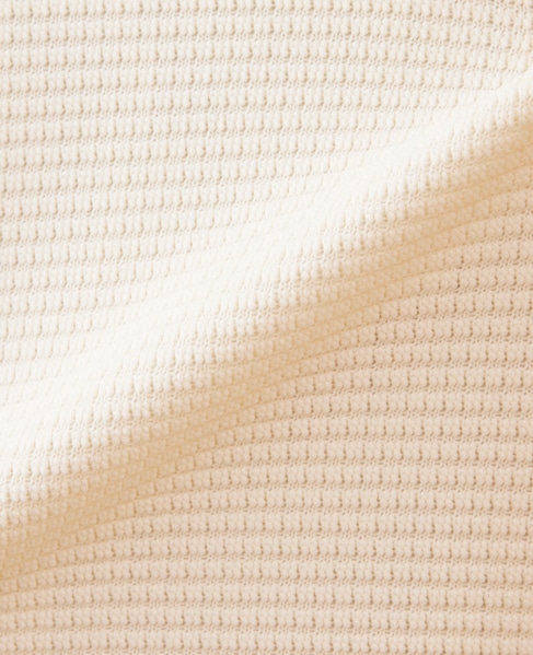 クォーターゲージ スタンドカラーカーディガン 詳細画像 ホワイト 9