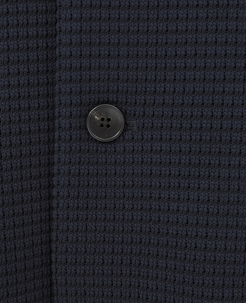 クォーターゲージ スタンドカラーカーディガン 詳細画像 ネイビー 7