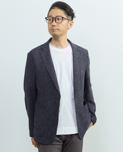 ビシュウサマーツィードライトジャケット 詳細画像 アイボリー 23