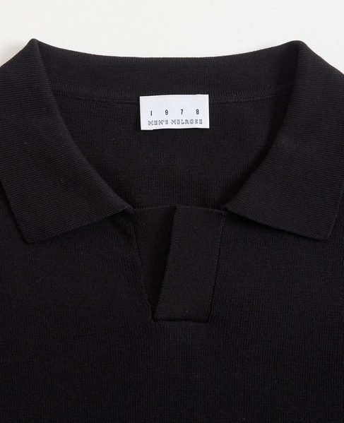 【1978 MEN'S MELROSE】シルケットコットン × ナイロンポロシャツ 詳細画像 レッド 2