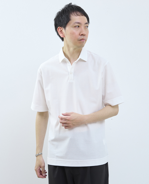 カルキュロメッシュポロシャツ 詳細画像 ホワイト 11