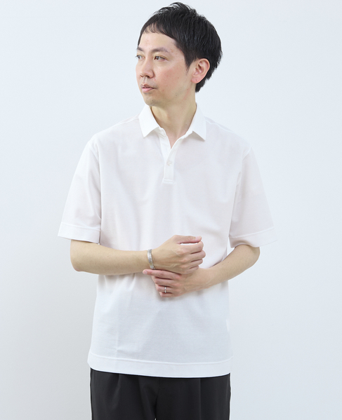 カルキュロメッシュポロシャツ 詳細画像 ホワイト 12