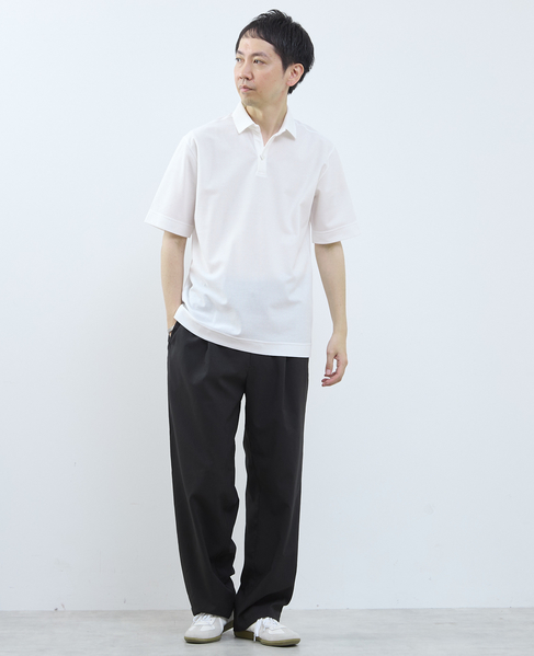 カルキュロメッシュポロシャツ 詳細画像 ホワイト 13