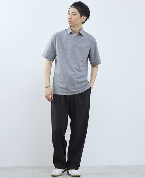 カルキュロメッシュポロシャツ 詳細画像 サックス 4