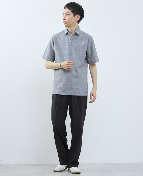 カルキュロメッシュポロシャツ 詳細画像 サックス 5