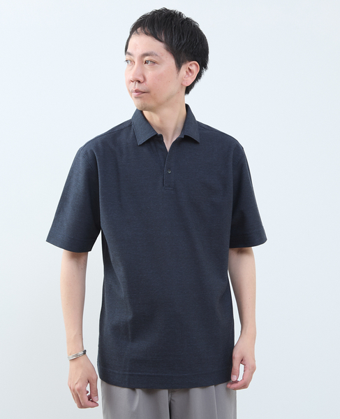 カルキュロメッシュポロシャツ 詳細画像 サックス 6