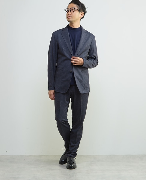 スーパー100ウォッシャブルウールモックネックTシャツ 詳細画像 ブラウン 18