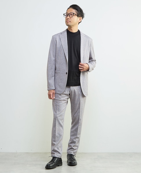 スーパー100ウォッシャブルウールモックネックTシャツ 詳細画像 ブラウン 25