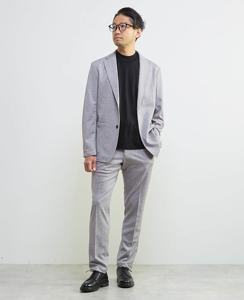 スーパー100ウォッシャブルウールモックネックTシャツ 詳細画像 ブラウン 27