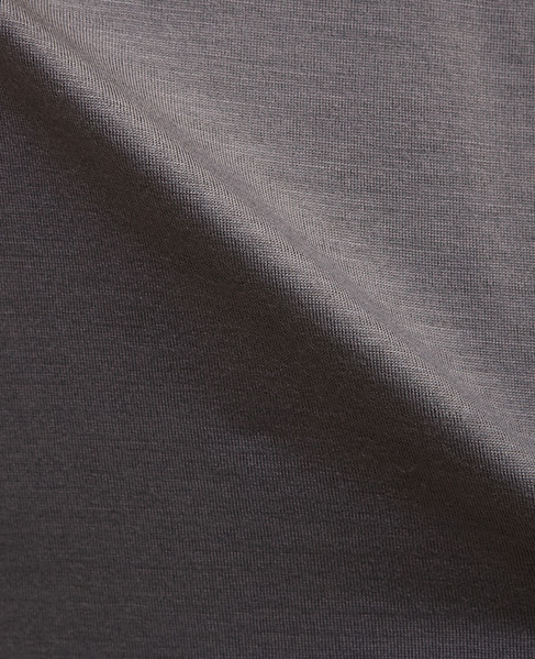 スーパー100ウォッシャブルウールモックネックTシャツ 詳細画像 ブラウン 7