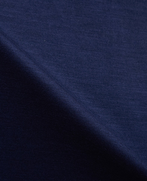 スーパー100ウォッシャブルウールモックネックTシャツ 詳細画像 ブラウン 8