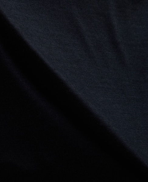 スーパー100ウォッシャブルウールモックネックTシャツ 詳細画像 ブラウン 9