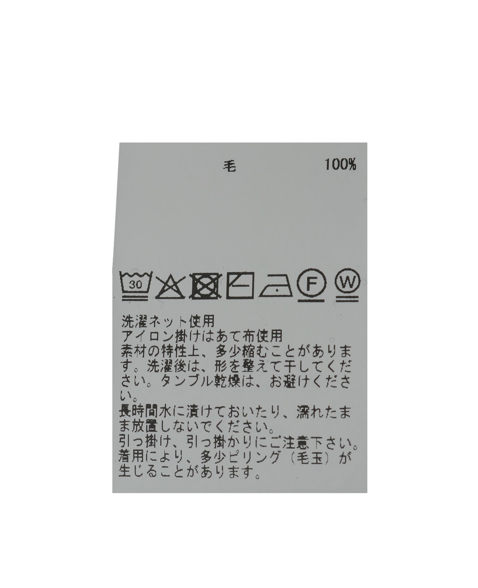 スーパー100ウォッシャブルウールモックネックTシャツ 詳細画像 ネイビー 32