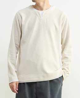 シェニールリンクス キーネックTシャツ