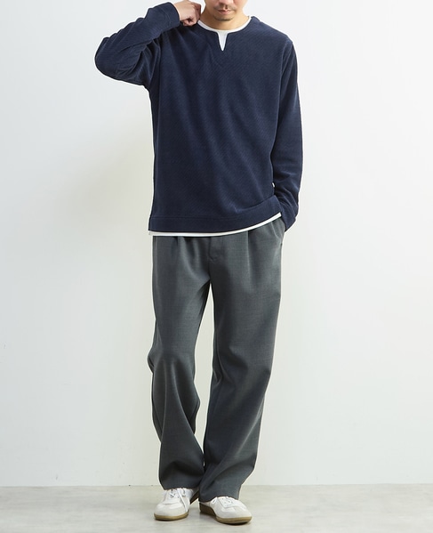 シェニールリンクス キーネックTシャツ 詳細画像 アイボリー 23