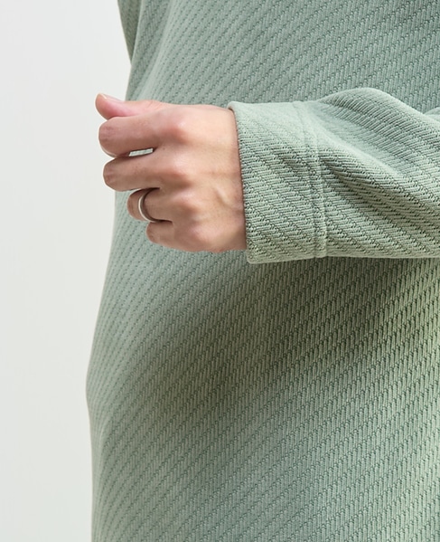 シェニールリンクス キーネックTシャツ 詳細画像 アイボリー 7