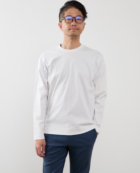 マーセライズドスムースロンT 詳細画像 ホワイト 14