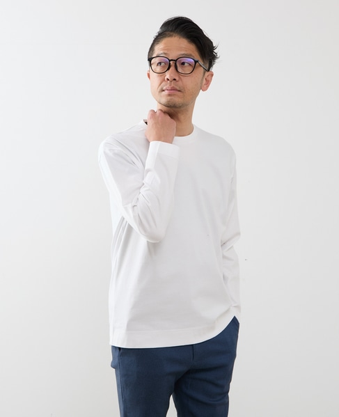 マーセライズドスムースロンT 詳細画像 ホワイト 15