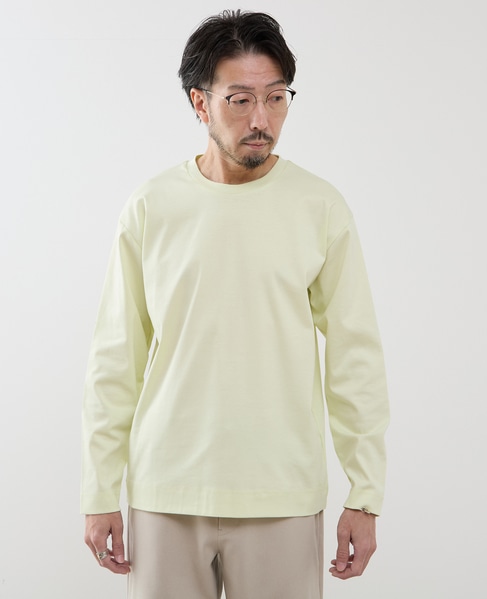 マーセライズドスムースロンT 詳細画像 ホワイト 2