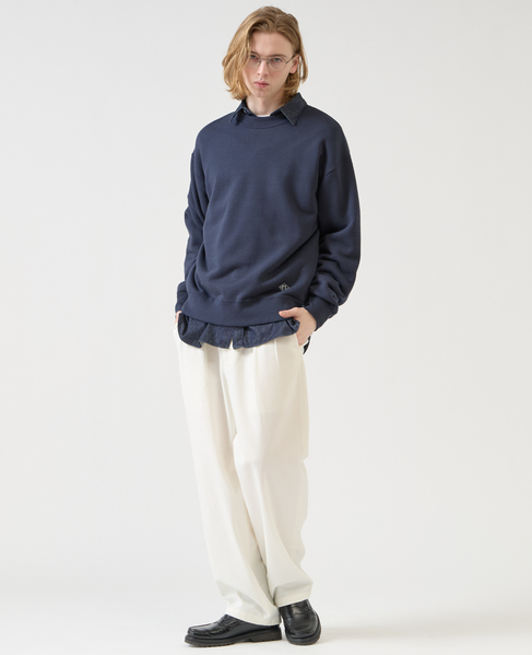 【1978 MEN'S MELROSE】度甘裏毛スウェット 詳細画像 ネイビー 14