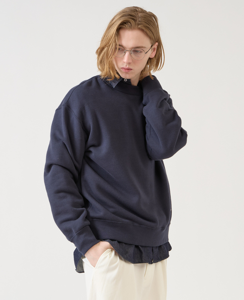 【1978 MEN'S MELROSE】度甘裏毛スウェット 詳細画像 ネイビー 7